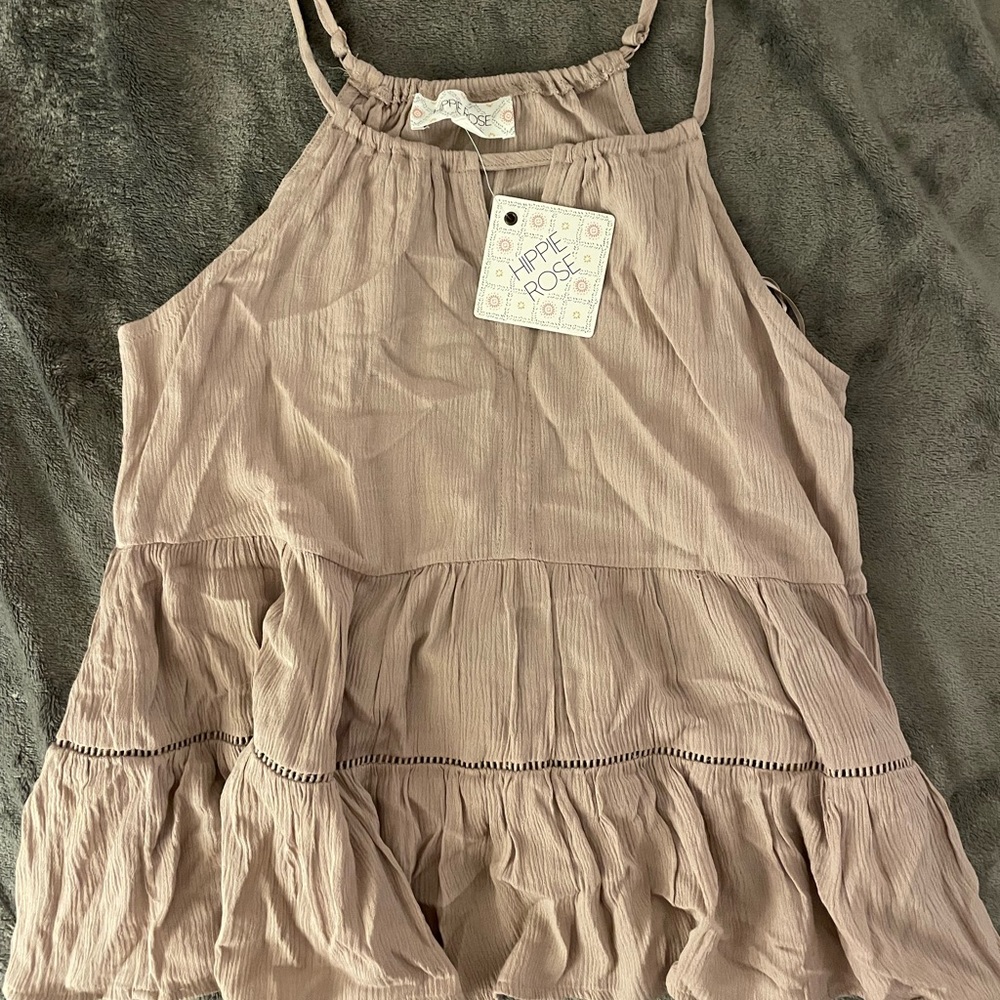 Hippie rose tank top
